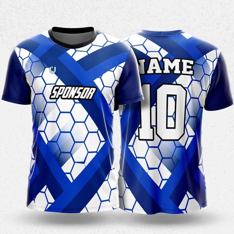 MR24-09R round neck jersey design in royal blue, white, navy, front and back