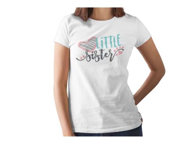 Little Sister Printed T Shirt
