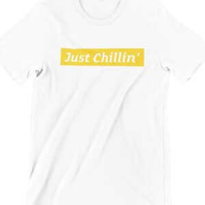 Just Chillin Printed T Shirt