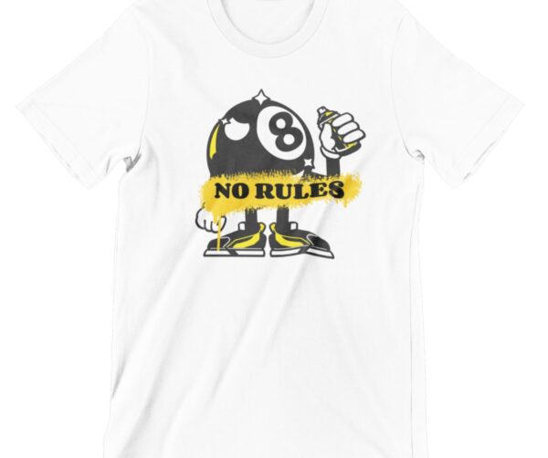 No Rules Printed T Shirt