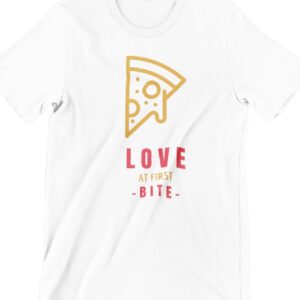 Love At First Bite Printed T Shirt